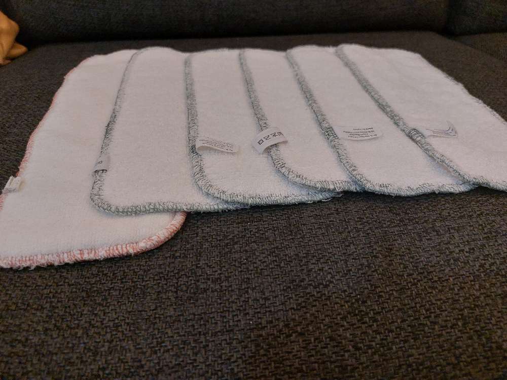 6 stk bambus boosterar frá Little Lamb