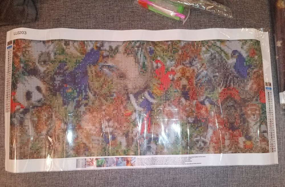 Diamond paintings. Dýr