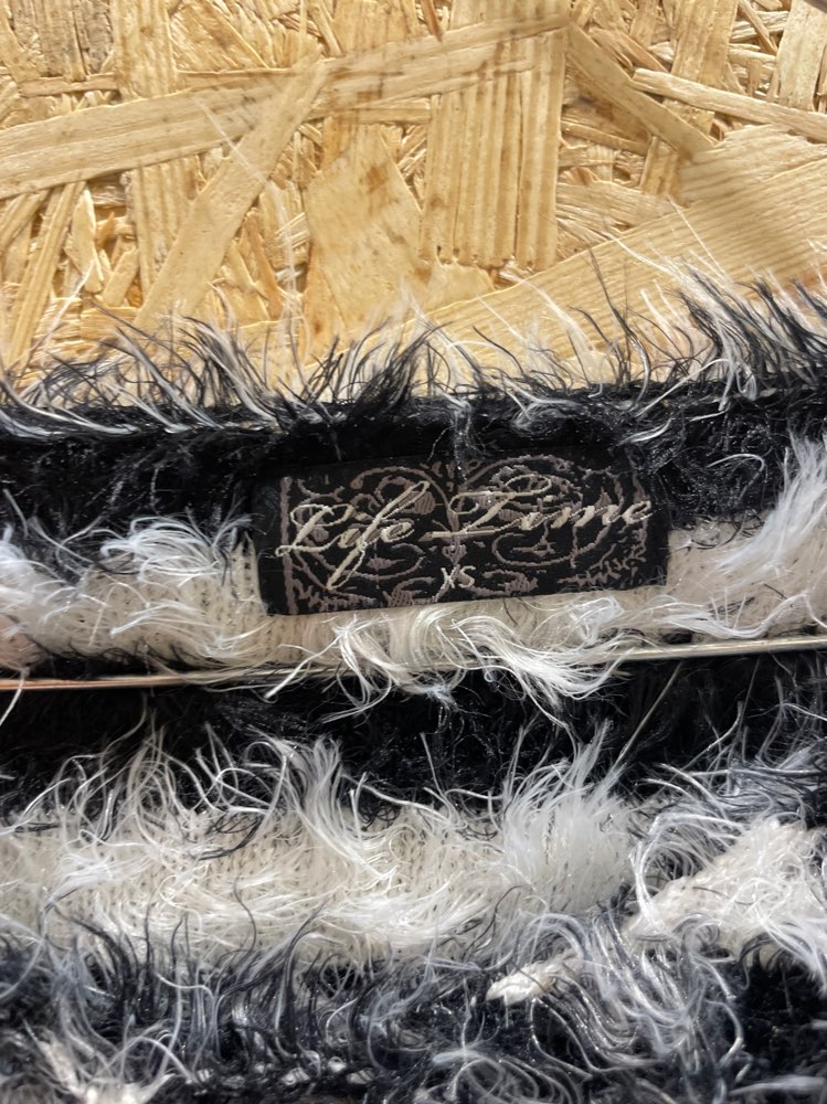 Stripete «pels» genser XSk