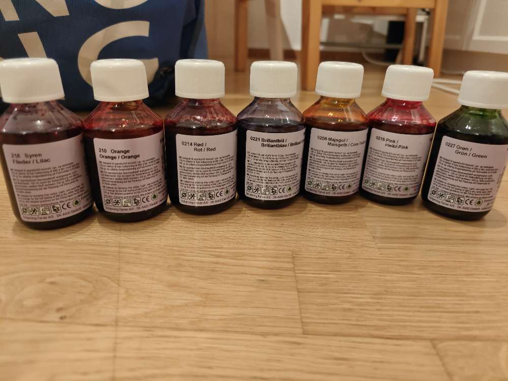 Batikkivärit 7kpl