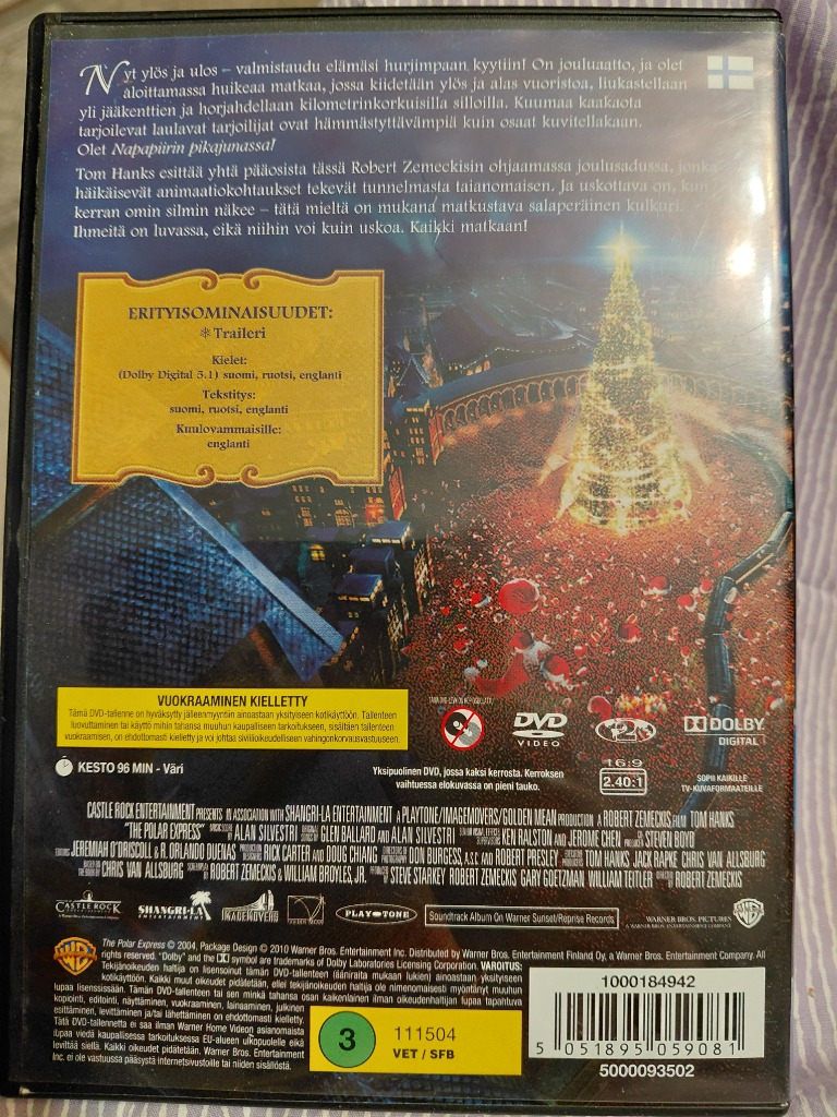 DVD Napapiirin pikajuna