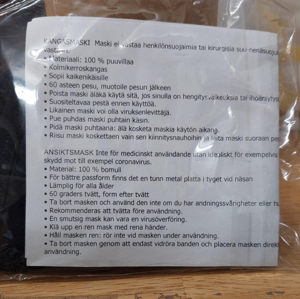 Televisio Lifestyle kasvomaski