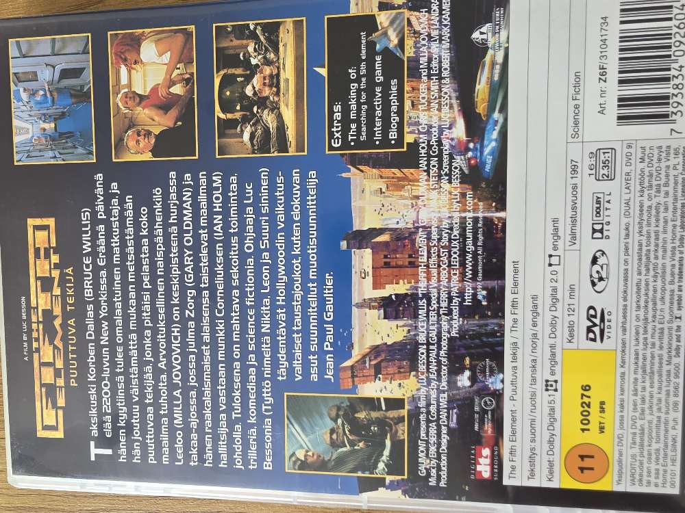 DVD The Fifth element