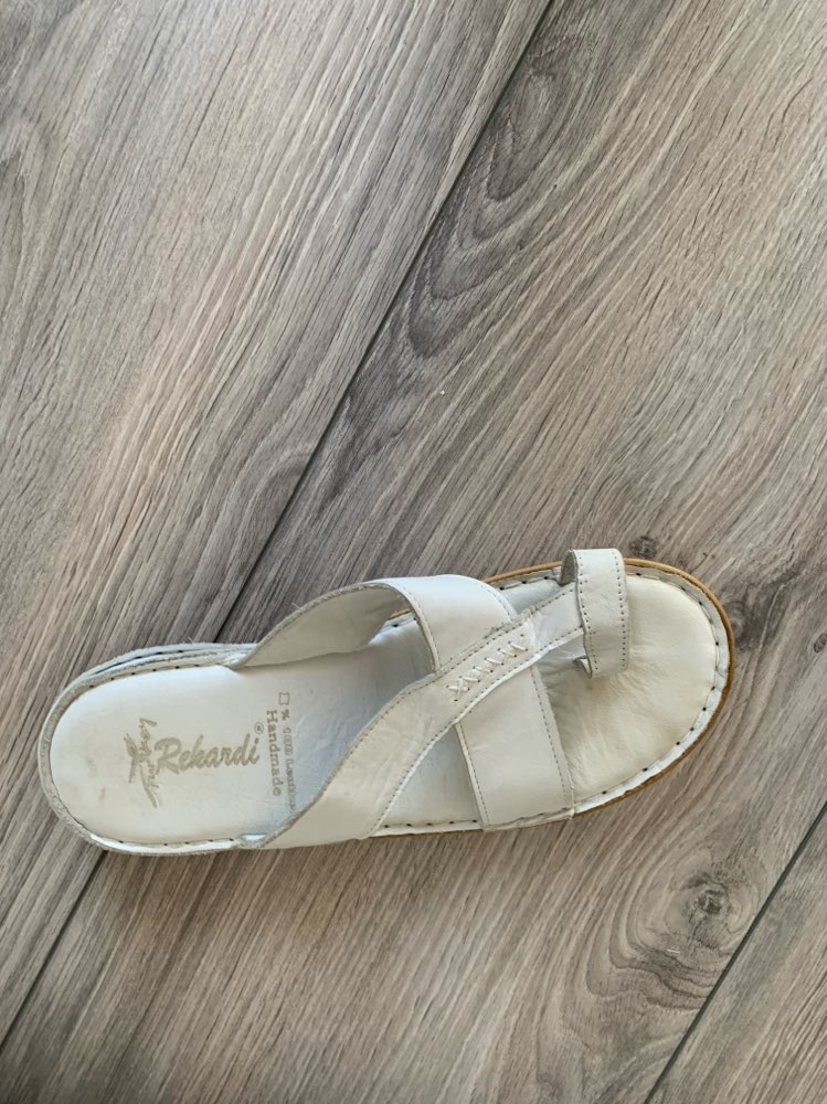 Sandaler hvite Str 38