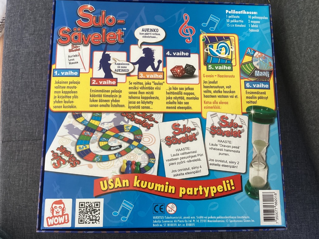 Sulosävelet lautapeli
