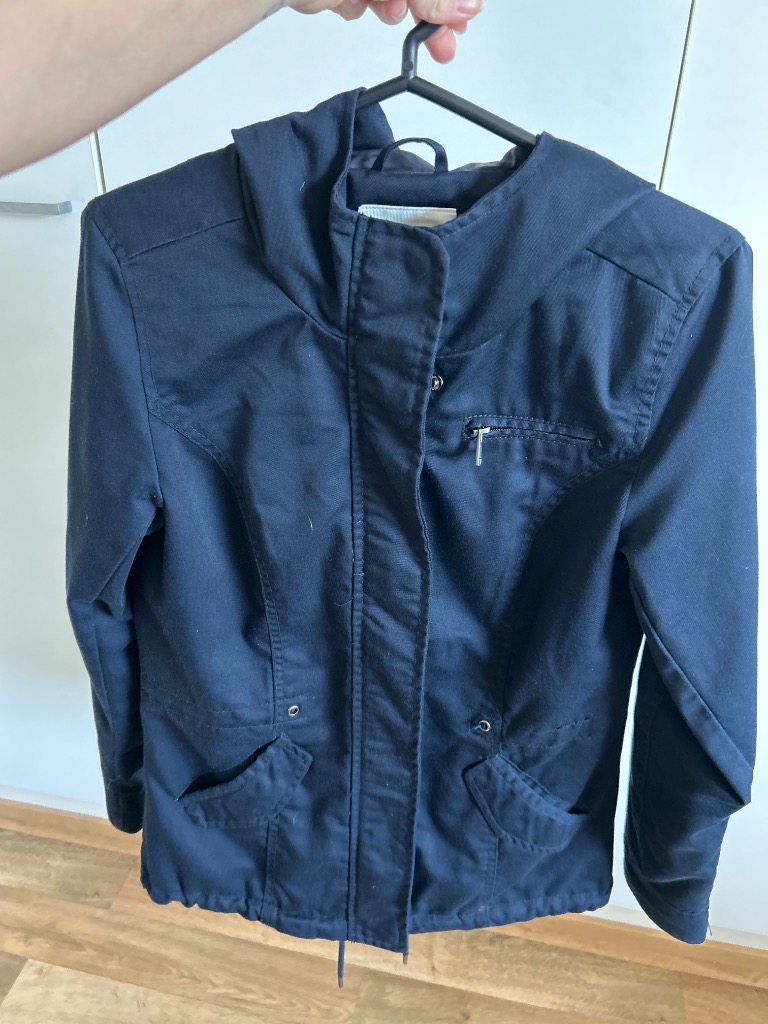 ONLY tummansininen takki XS