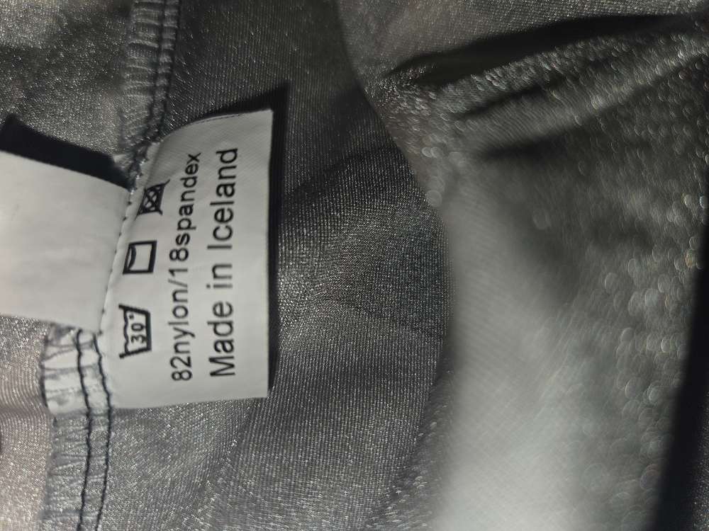 Kjóll, hlýrab. langur ísl.hönnun st. S/M