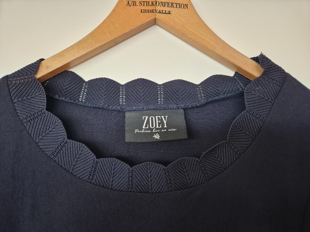 Mørkeblå kjole Zoey