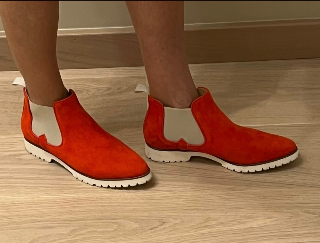 Enzo Poli; lekre boots str 37,5