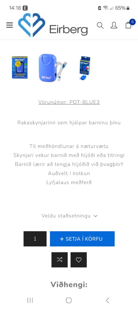 Næturþjálfi frá Eirberg og fl með