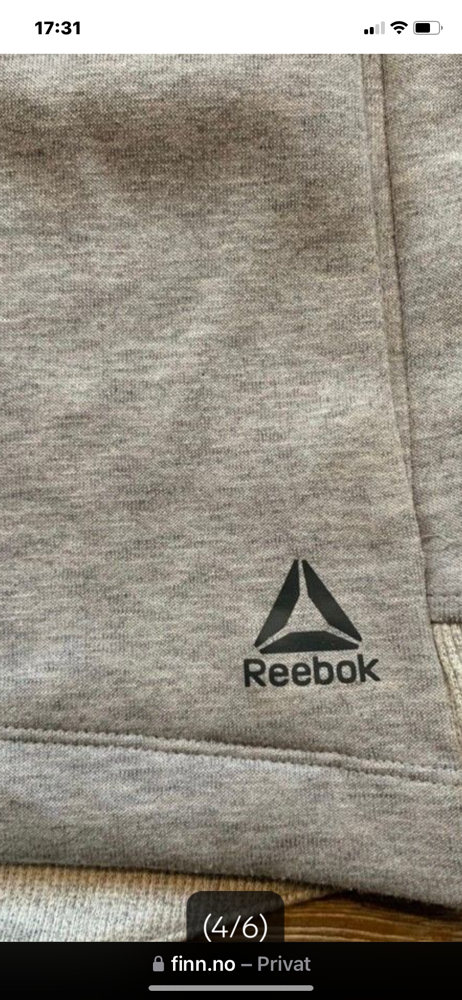 Reebok fritid/trenings jakke str L   (B)