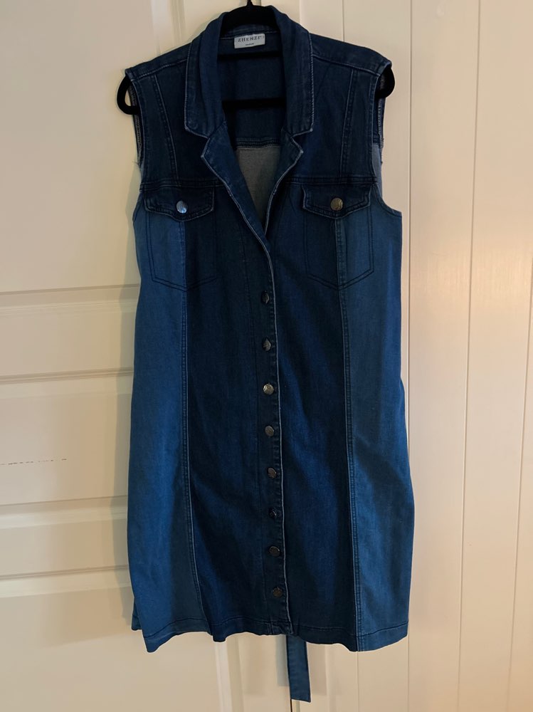 Zhenzi dongerivest m/belte str M