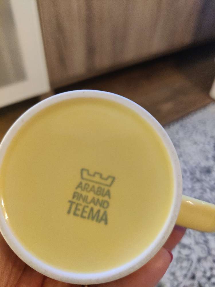 Keltainen arabia teema muki 0,4l