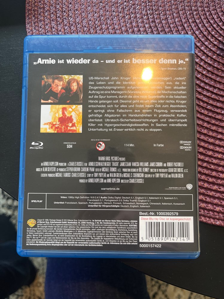 Eraser/Blu-Ray
