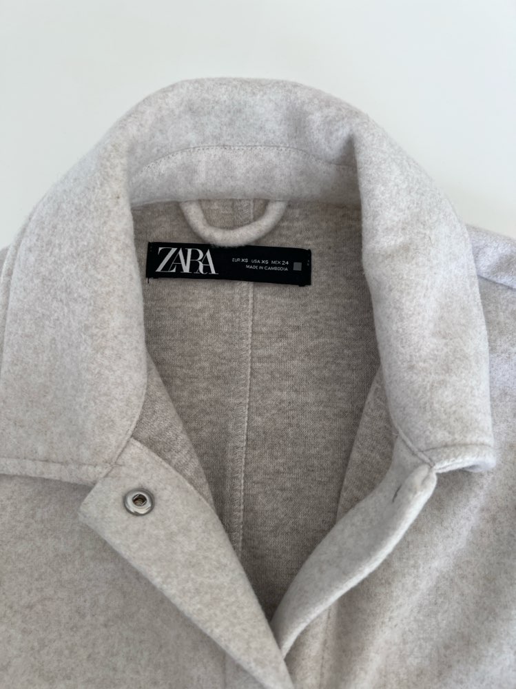 Zara woman shacket xs
