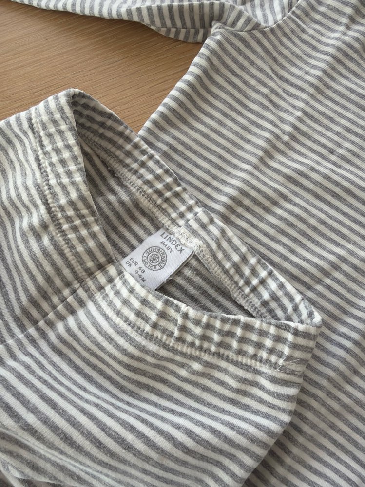 Lindex sett röndótt 68