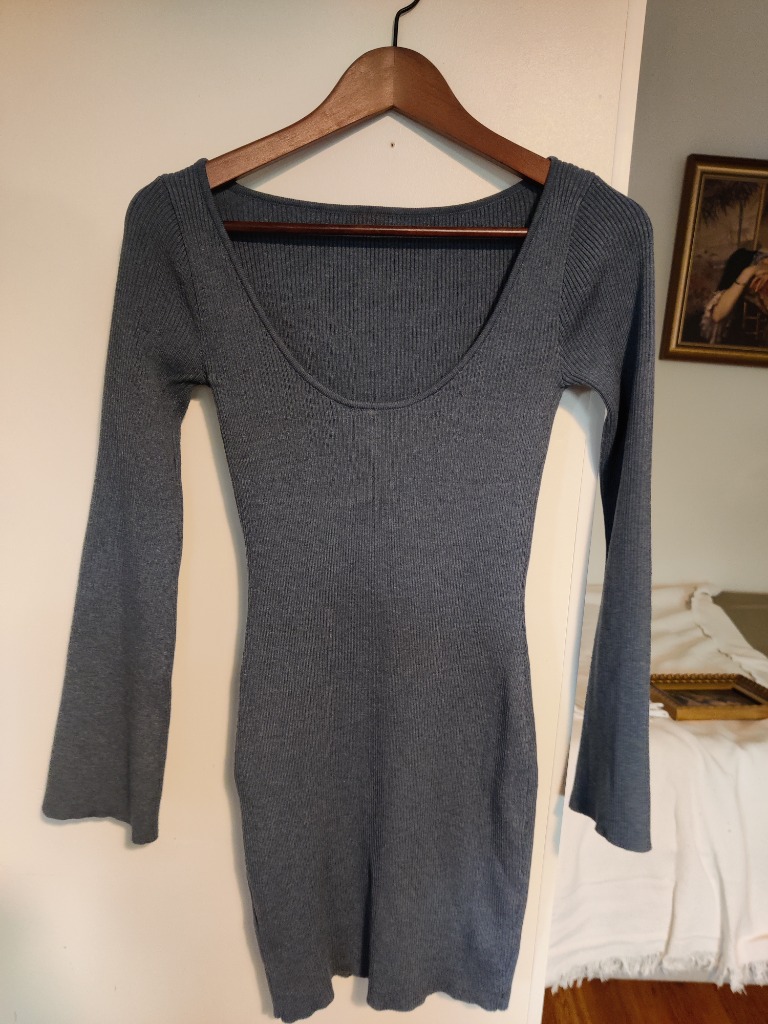 sininen pitk.hih mekko S-koko 1krt käyte