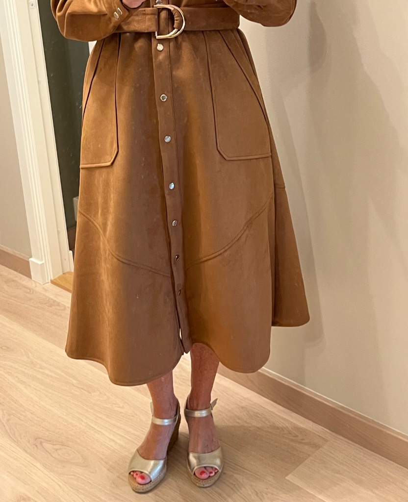 HALE BOB; ultra suede dress str XS
