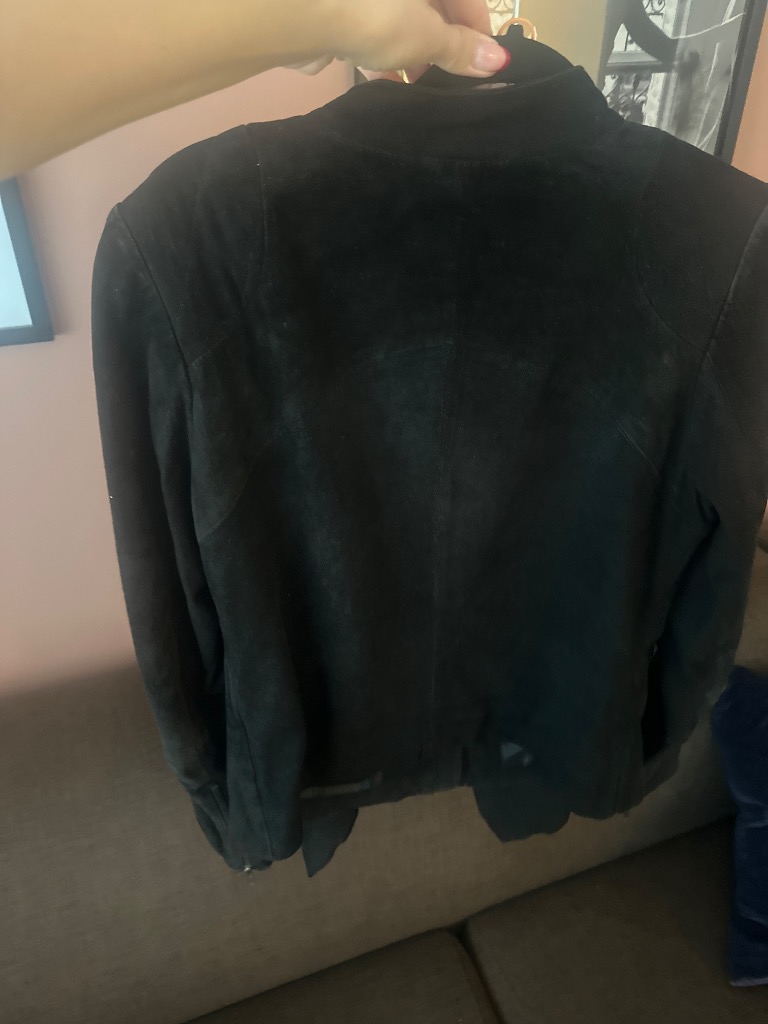 DesignersRemix svart skinnjakke 36