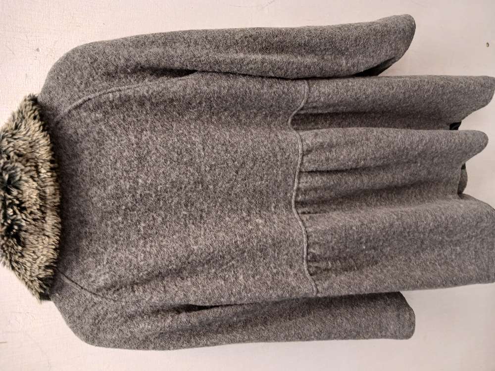 Flo G harmaa villakangastakki 44