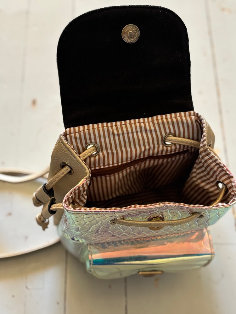 Kiiltävä pikkureppu