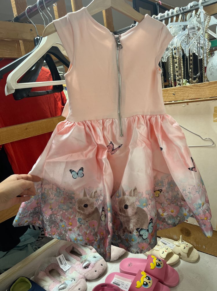 Mekko Pinkku Rusetilla 98/104