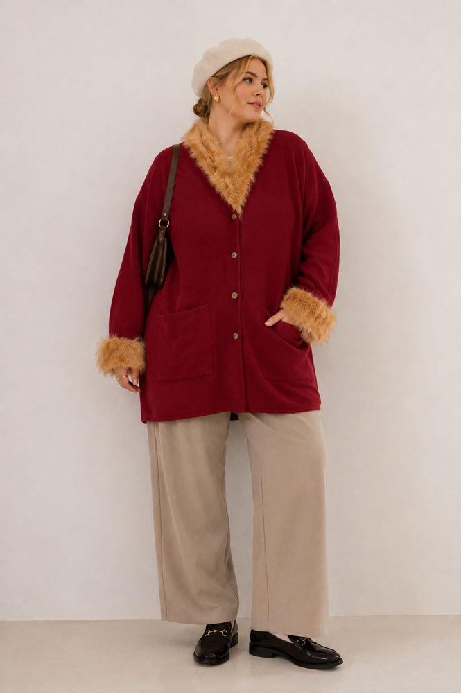 Vintage Devernois Paris Wool Coatigan