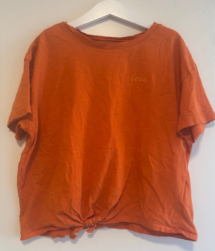 Oranssi T-paita, 158-164 cm