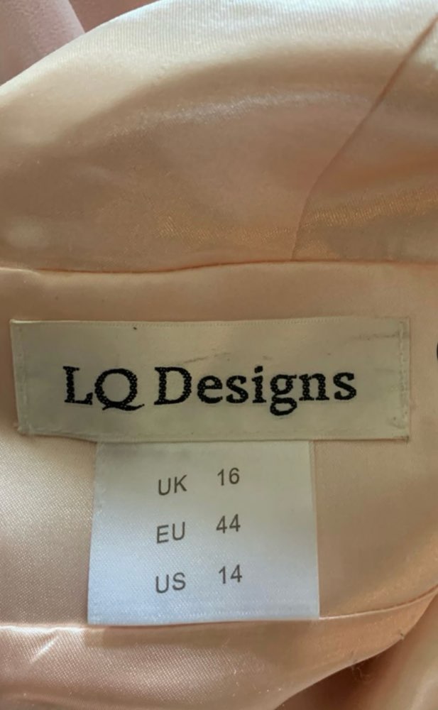 LQ design selskapskjole Str 44