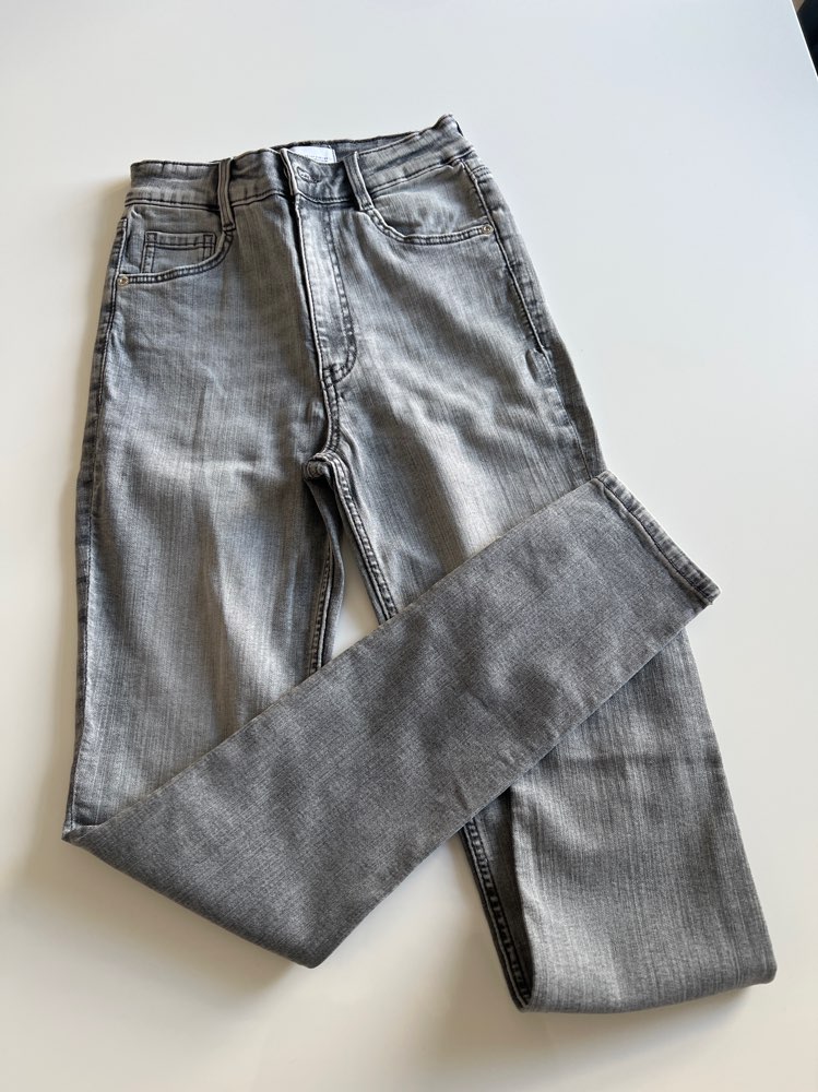 Zara gray skinnyjeans eur 34