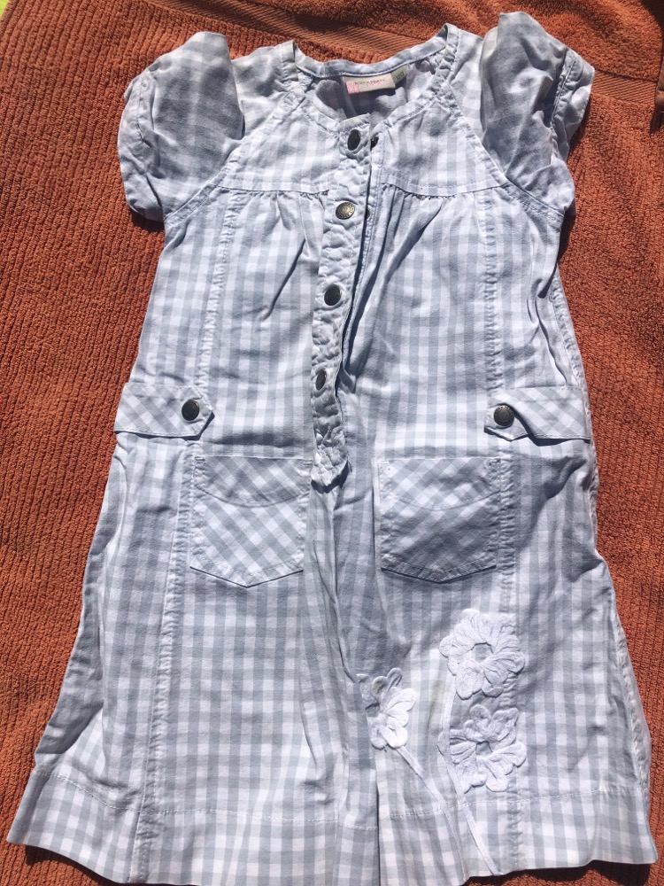 BonAParte - terne kjole, kort ærme trykknapper, 130 cm