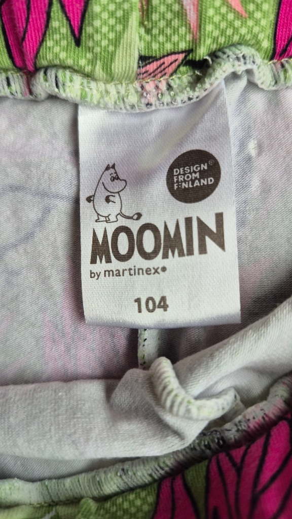 104 cm moomin shortsit