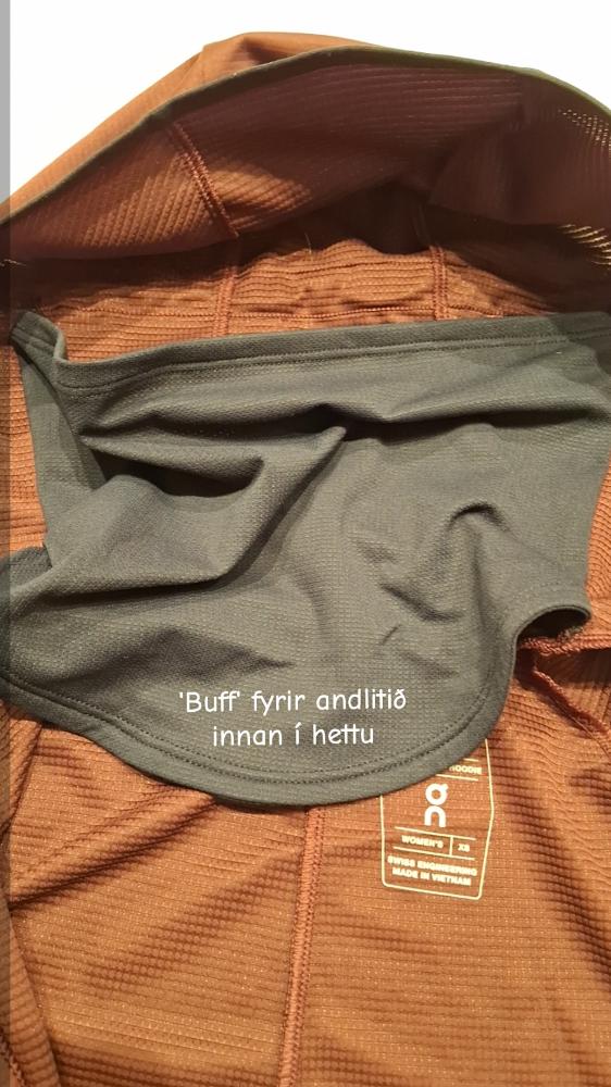 ON hettupeysa rauðbrún stærð xs (meira eins og S)