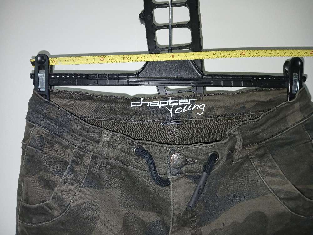 Ruskea/vihreä/harmaa camo housut, stres M/L