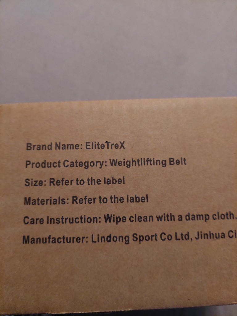 EliteTreX lyftingarbelti