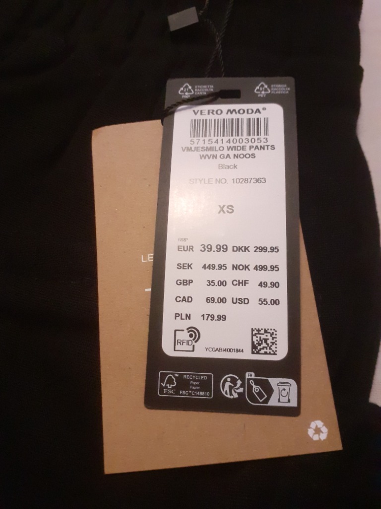 Nýjar Vero Moda hör buxur XS