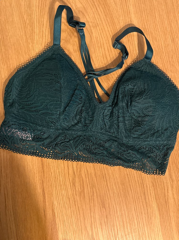 Bralette, dökkgrænn, st. XL