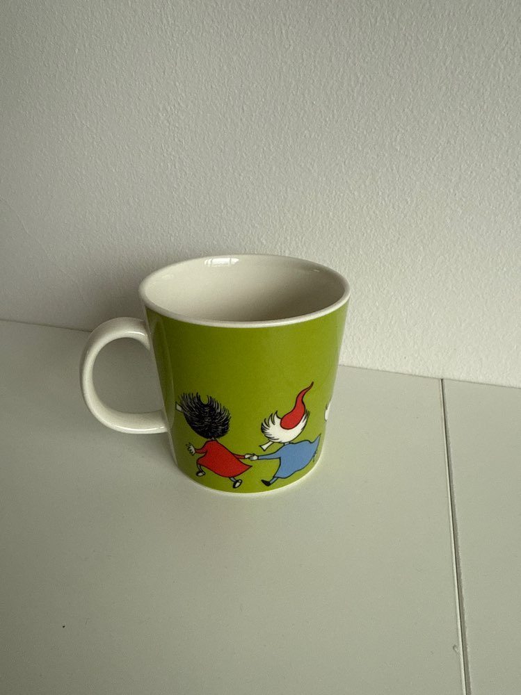 Múmínbolli græn hættur í sölu