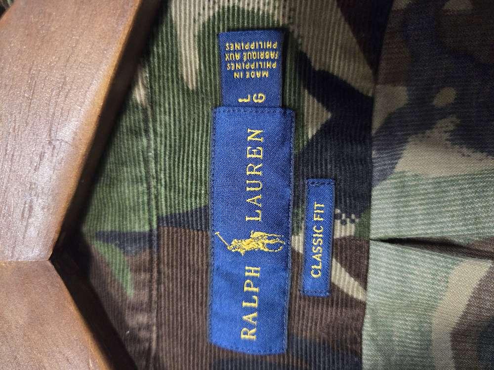 Ralph Lauren camo paita L – siisti
