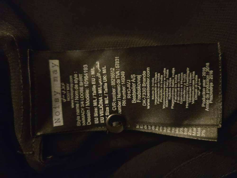 Noisy may siffon skyrta st. M/L síð