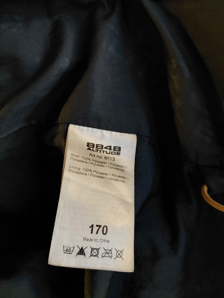 Altitude 8848 -takki, koko 170