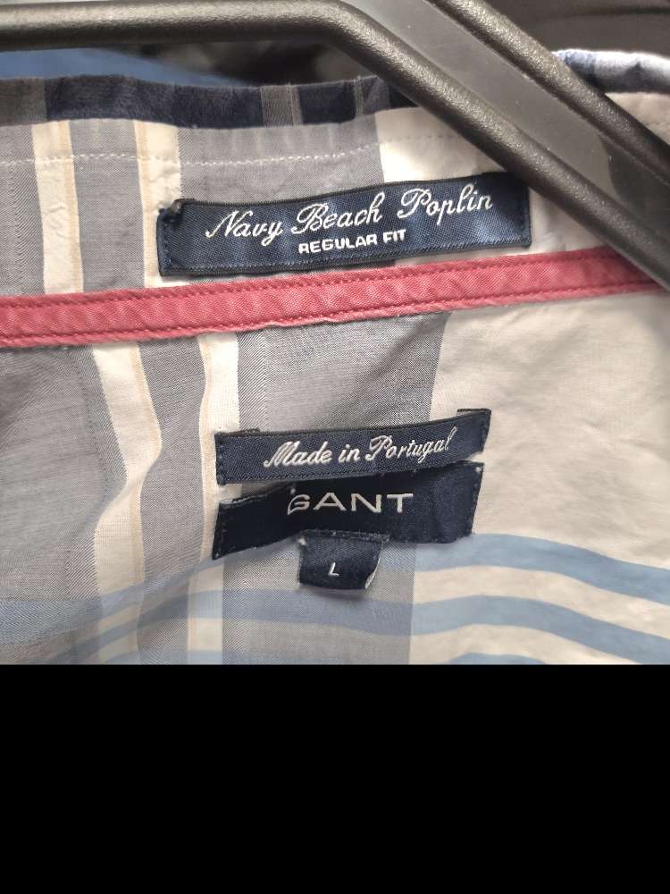 GANT kauluspaita L ruudullinen