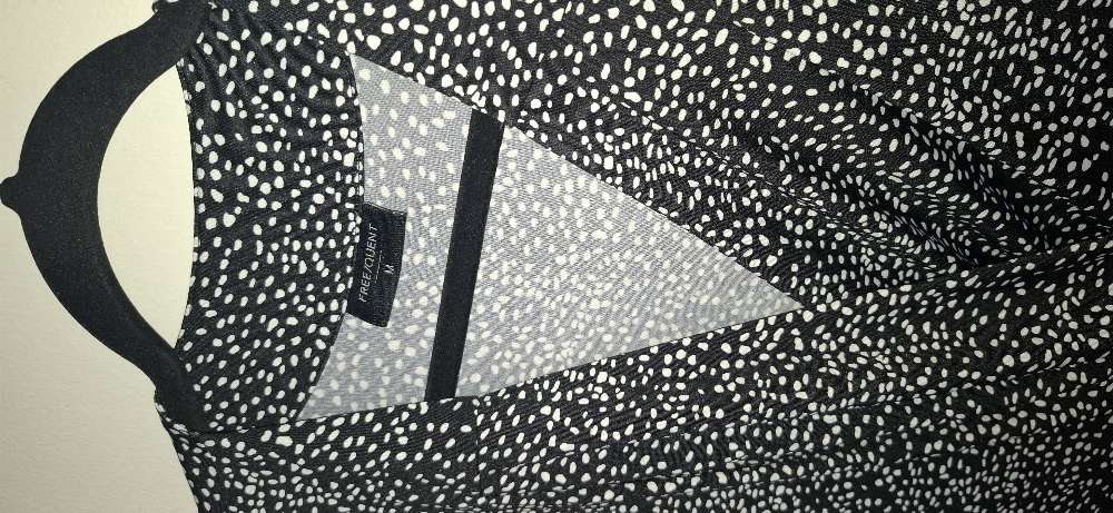 Freequent st. M polka dot kjóll