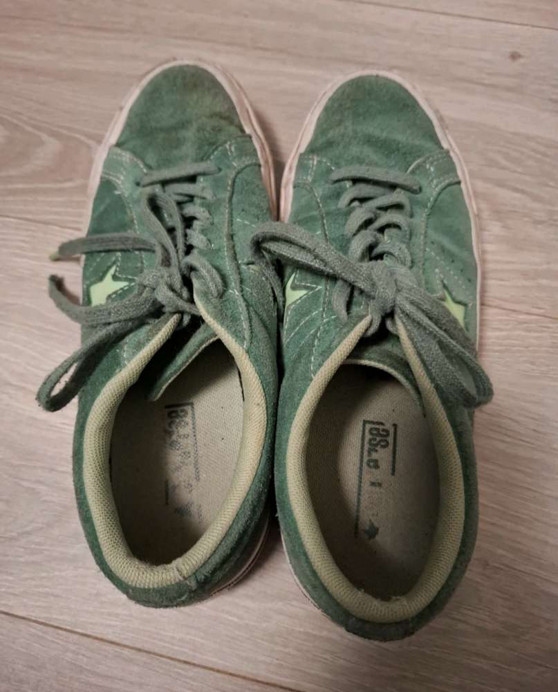 Grønne Converse