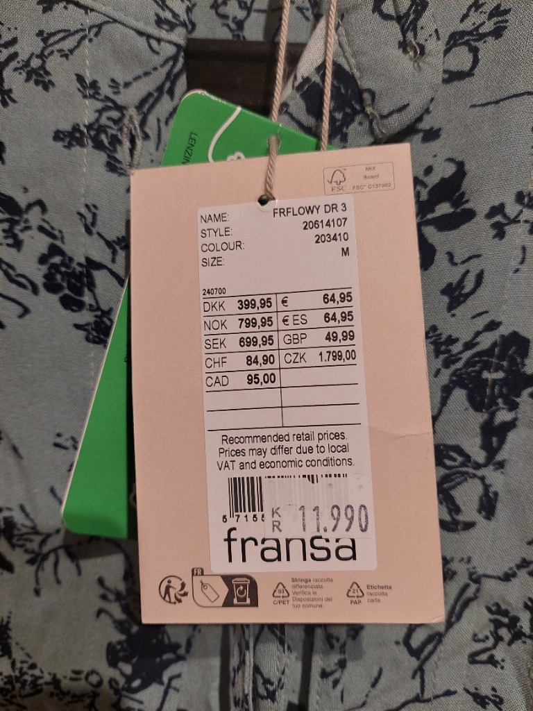 Nýr Fransa kjóll M