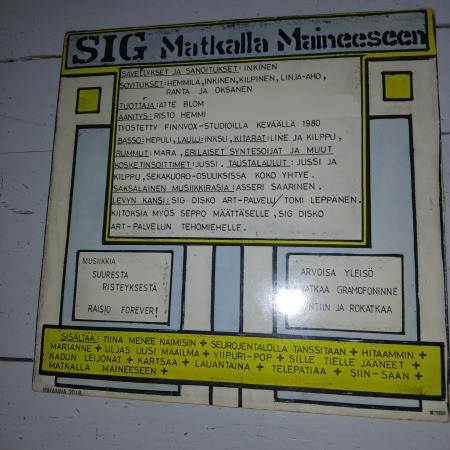 SIG: Matkalla maineeseen (ei hypi etc) 