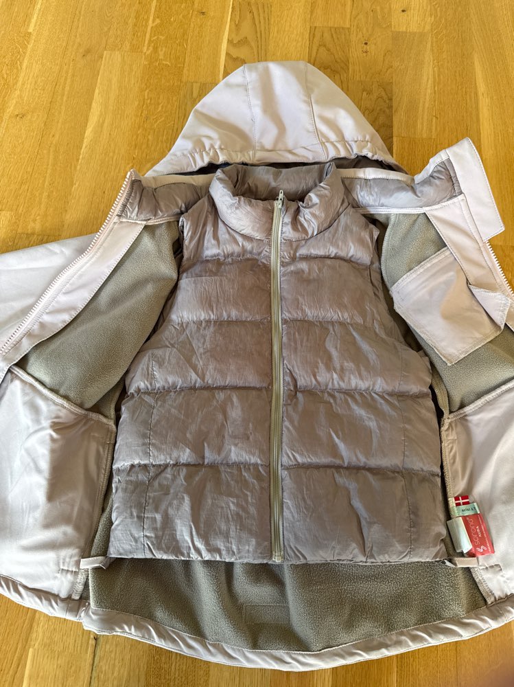 Mini Ture softshell jakki m/vesti str 7y