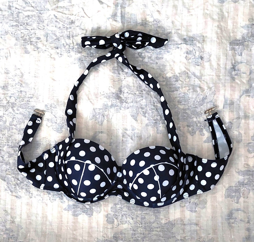 Retro siniset bikinit M
