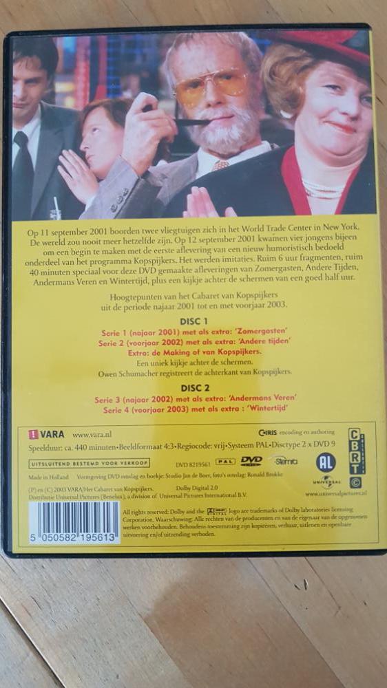 Kopspijkers 2 DVD'S 