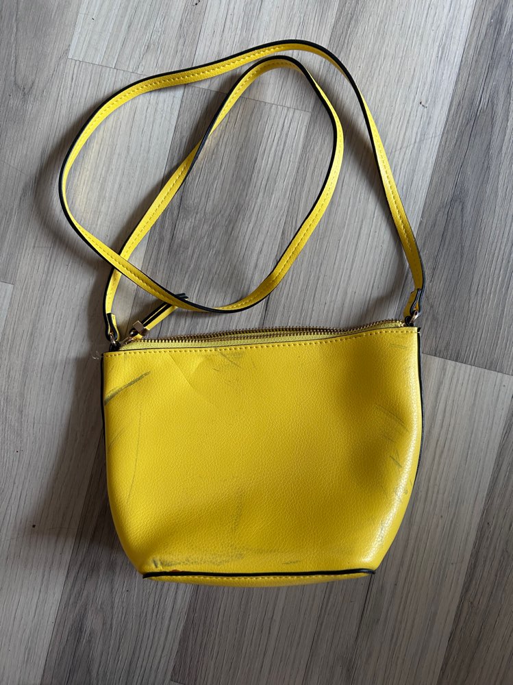 Retro gul veske